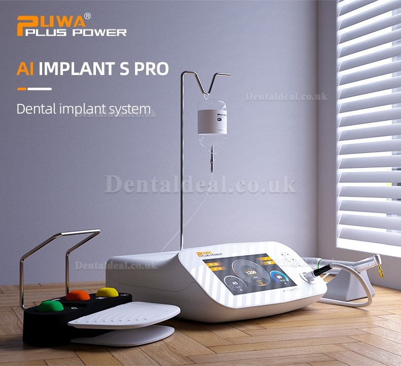 Pluspower®Ai-S-Pro Dental Implant Surgery Machine Brushless Motor with 20:1 Contra-angle